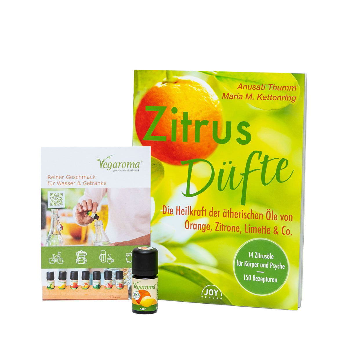Geschenkset Buch Zitrusdüfte | Capri bio Vegaroma