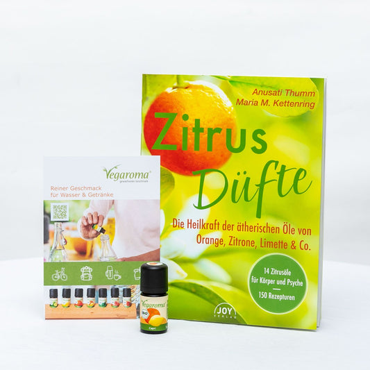 Geschenkset Buch Zitrusdüfte | Capri bio Vegaroma